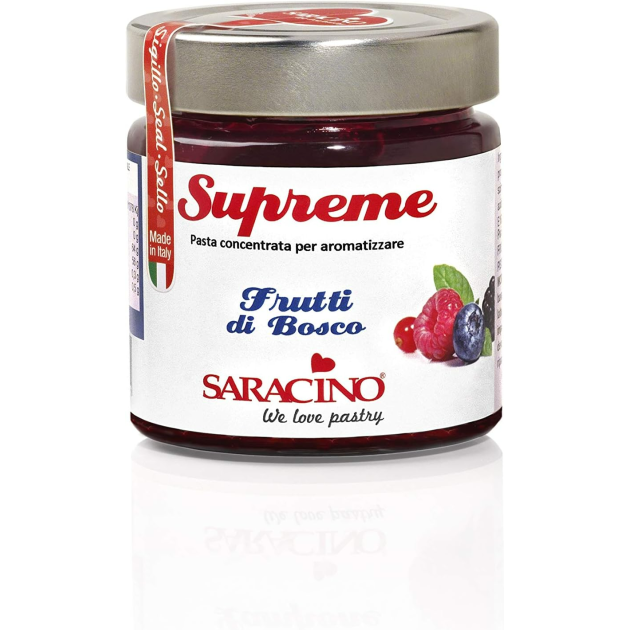 Pâte Aromatisante Concentrée Fruits des Bois 200 g Saracino
