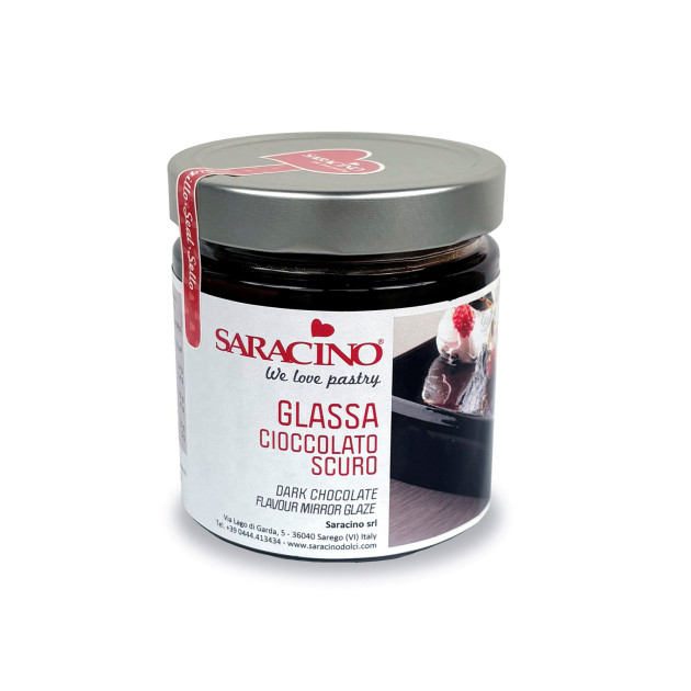 Glaçage Miroir Chocolat Noir 350 g Saracino Glaçage Miroir Chocolat Noir 350 g Saracino