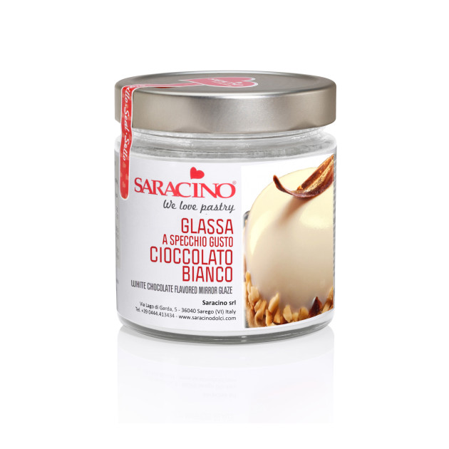 Glaçage Miroir Chocolat Blanc 350 g Saracino Glaçage Miroir Chocolat Blanc 350 g Saracino
