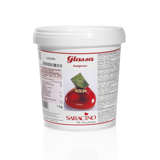 Glaçage Miroir Framboise 1 kg Saracino Glaçage Miroir Framboise 1 kg Saracino
