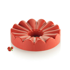 Moule Silicone Fleur Grazia Ø 22 x H 5,5 cm Silikomart