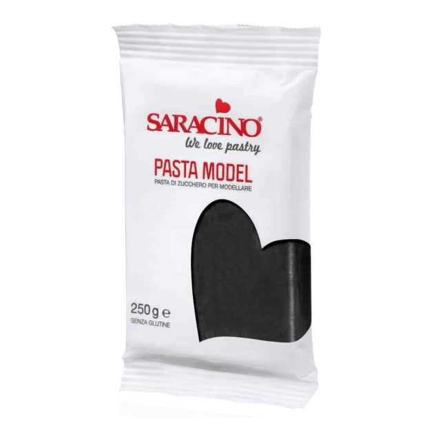 Pâte à Sucre Modelage Noir 250 g Saracino Pâte à Sucre Modelage Noir 250 g Saracino