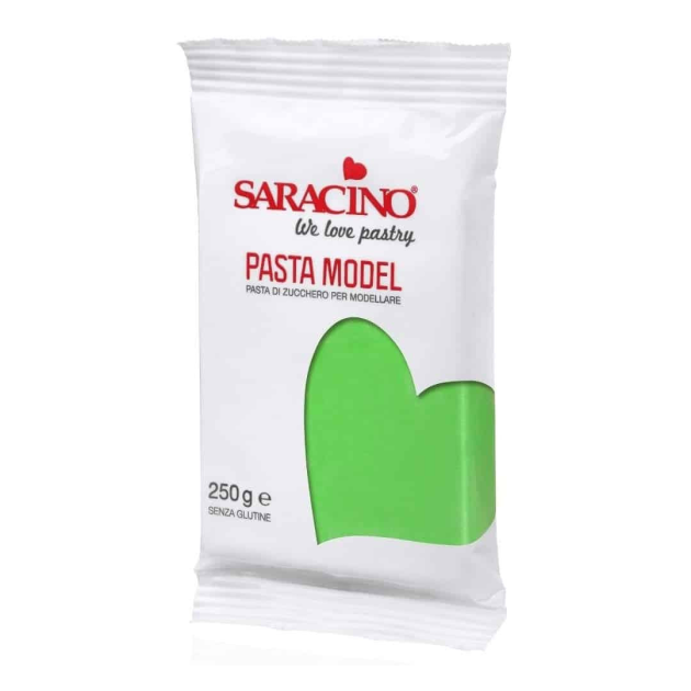 Pâte à Sucre Modelage Vert Clair 250 g Saracino Pâte à Sucre Modelage Vert Clair 250 g Saracino