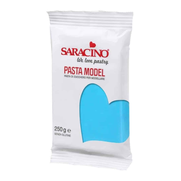 Pâte à Sucre Modelage Bleu Ciel 250 g Saracino Pâte à Sucre Modelage Bleu Ciel 250 g Saracino