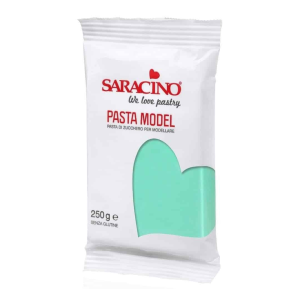Pâte à Sucre Modelage Bleu Tiffany 250 g Saracino