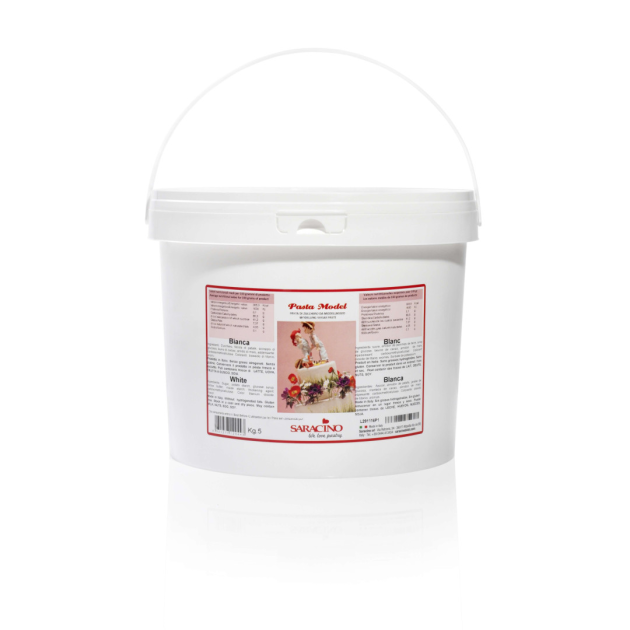 Pâte à Sucre Modelage Blanche 5 kg Saracino Pâte à Sucre Modelage Blanche 5 kg Saracino
