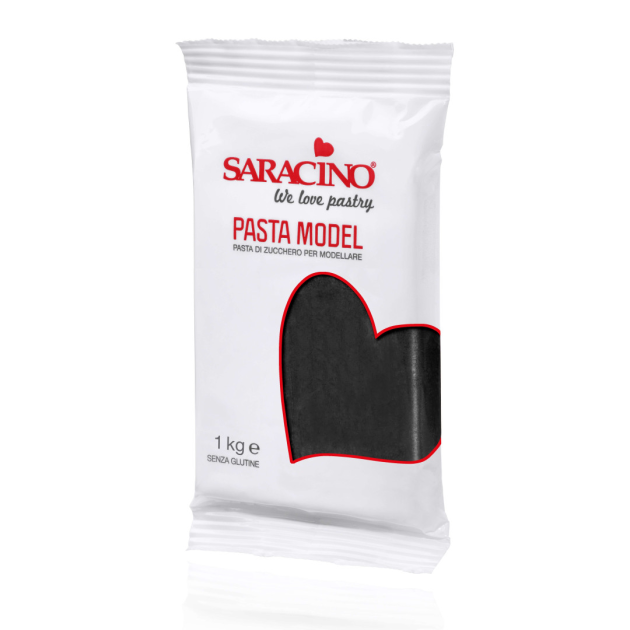 Pâte à Sucre Modelage Noir 1 kg Saracino Pâte à Sucre Modelage Noir 1 kg Saracino