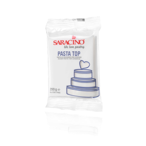 Pâte à Sucre de Couverture Professionnelle Blanche 250 g Saracino