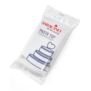 Pâte à Sucre de Couverture Professionnelle Blanche 1 kg Saracino