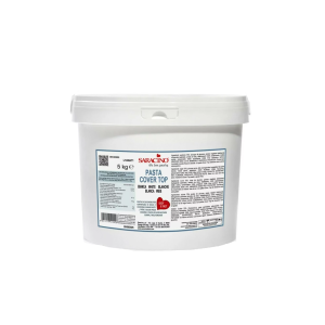 Pâte à Sucre de Couverture Blanche 5 kg Saracino