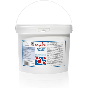 Pâte à Sucre de Couverture Professionnelle Blanche 5 kg Saracino