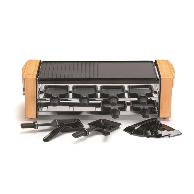 Appareil à Raclette & Grill pour 8 Personnes KITCHENCHEF Appareil à Raclette & Grill pour 8 Personnes KITCHENCHEF