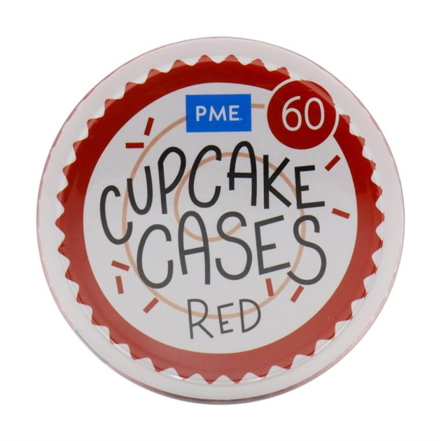 Caissettes cupcakes rouges