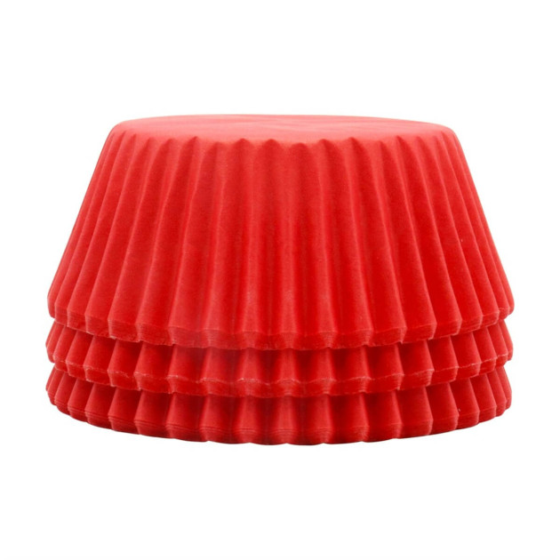 Caissettes gâteau rouges