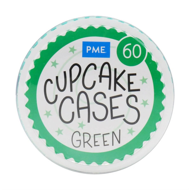Caissettes cupcakes vertes PME