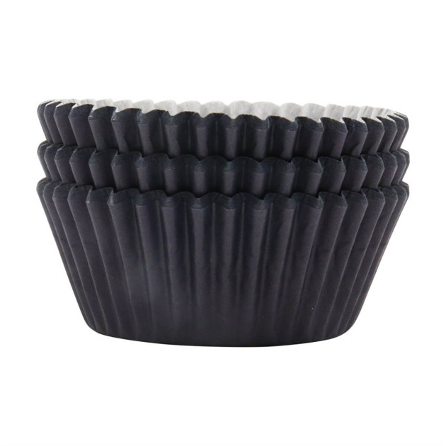 Caissettes cupcakes noires