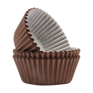 Caissettes cupcakes marron (x60) PME