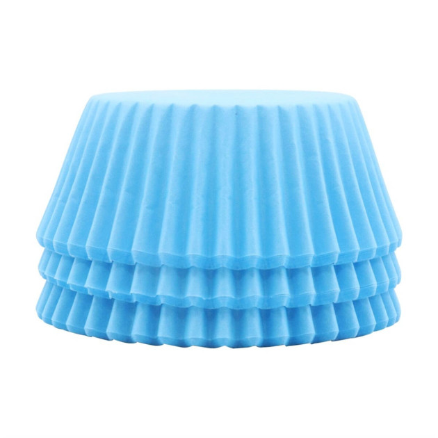 Caissettes bleu clair