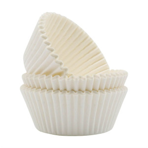Caissettes cupcakes blanches (x60) PME