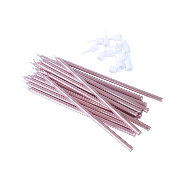 Bougies or rose débalées Bougies or rose débalées