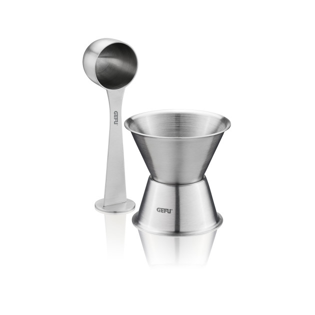 Cuillère Doseuse et Tampon avec Entonnoir à Café Conscio Gefu