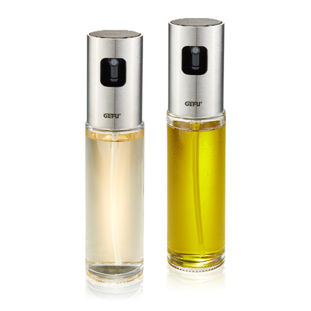 Pulvérisateurs d'Huile et Vinaigre en Verre et Inox 100 ml Neva Gefu
