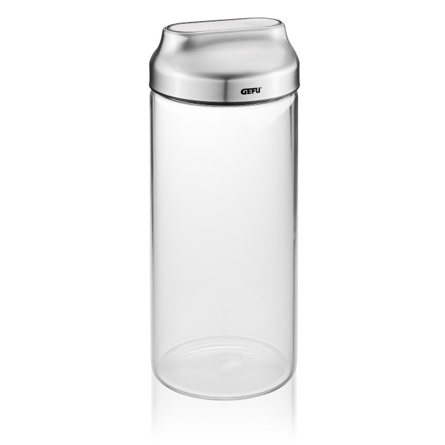 Boîte de Conservation en Verre et Inox Ronde 1 300 ml Kippo Gefu