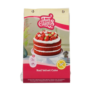 Préparation Sans Gluten Red Velvet Cake 400 g Funcakes