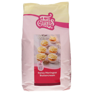 Préparation pour Crème au Beurre Meringue Suisse 4 kg Funcakes