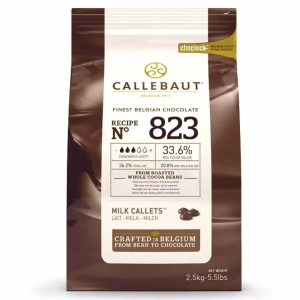 Chocolat au Lait N°823 2,5kg Callebaut