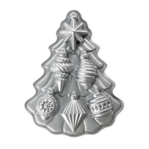 Moule à Gâteaux Décorations de Noël (x6) Silver Nordic Ware