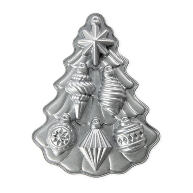 Moule à Gâteaux Décorations de Noël (x6) Silver Nordic Ware