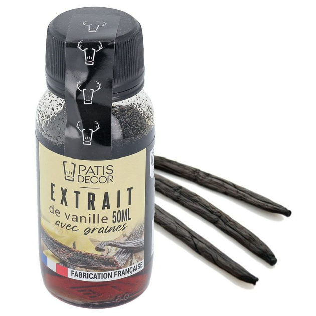 Extrait de Vanille avec Graines 50 ml Patisdecor Extrait de Vanille avec Graines 50 ml Patisdecor