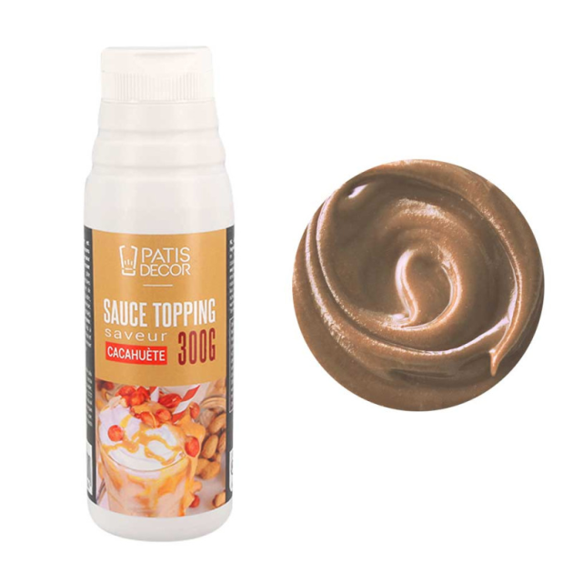 Sauce Topping Saveur Cacahuète 300 g Patisdécor