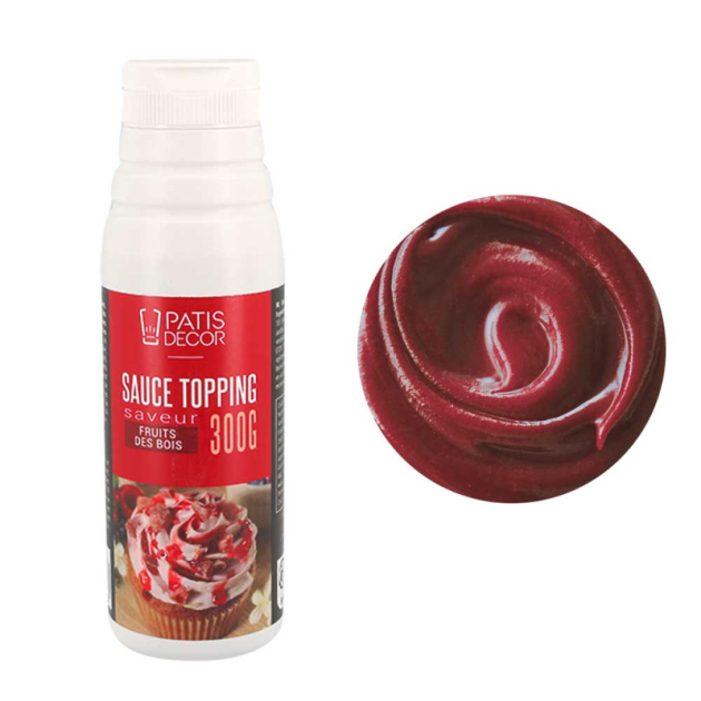 Sauce Topping Saveur Fuit des Bois 300 g Patisdécor