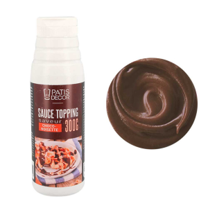 Sauce Topping Saveur Chocolat Noisette 300 g Patisdécor