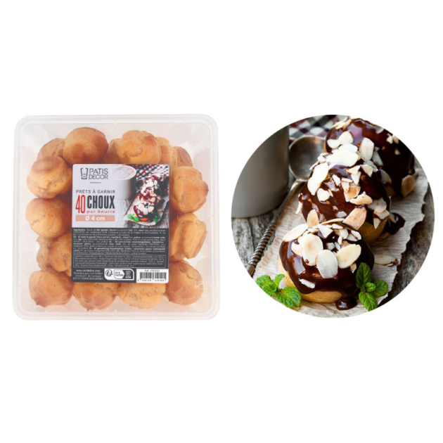 Choux à Garnir Pur Beurre 4 cm Patisdécor (x40) Choux à Garnir Pur Beurre 4 cm Patisdécor (x40)