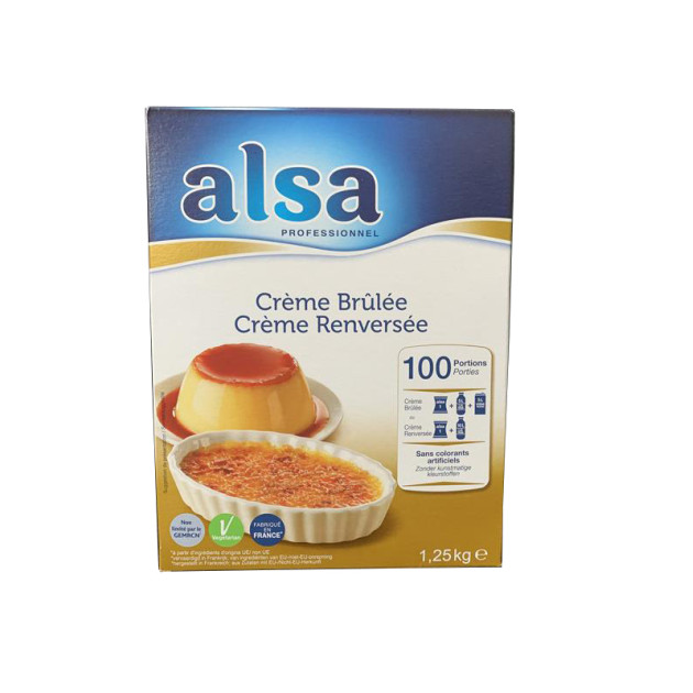 Crème Brûlée et Renversée 1,25 kg Alsa Crème Brûlée et Renversée 1,25 kg Alsa