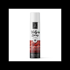 DLUO Courte Spray Velours Rouge 250 ml Colorant Alimentaire Velly Spray Pro