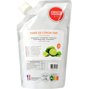 Purée Citron vert 1kg Fruits Rouges & Co
