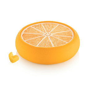 Kit Moule Silicone Tranche de Citron Ø 17 x H 4,5 cm Silikomart