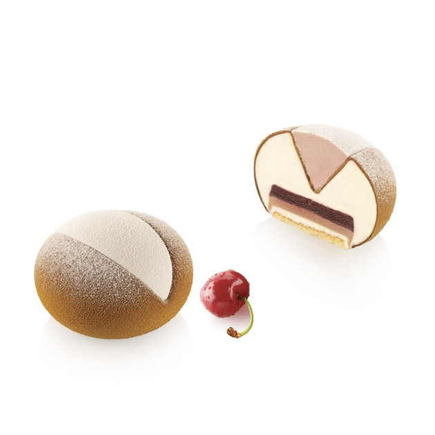 Kit Moule Silicone Maritozzo Ø 6,8 x H 4 cm (x6) Silikomart