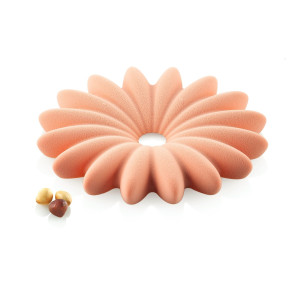 Moule Silicone Fleur Bloom Ø 17,3 x H 2,2 cm Silikomart