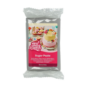 DLUO Courte Pâte à Sucre Gris pierre 250g Funcakes