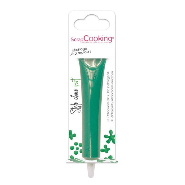 DLUO Courte Stylo Chocolat Vert 25 g ScrapCooking DLUO Courte Stylo Chocolat Vert 25 g ScrapCooking