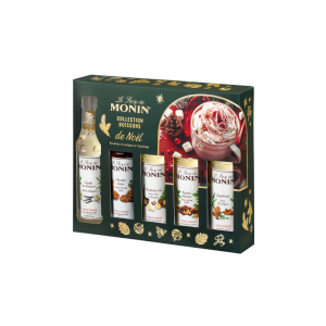 Coffret Sirops Pour Boissons Chaudes Noël (x5) Monin