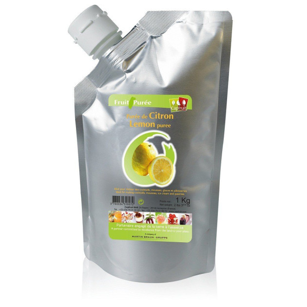 DLUO Courte Purée de Citron Jaune Capfruit 1kg DLUO Courte Purée de Citron Jaune Capfruit 1kg