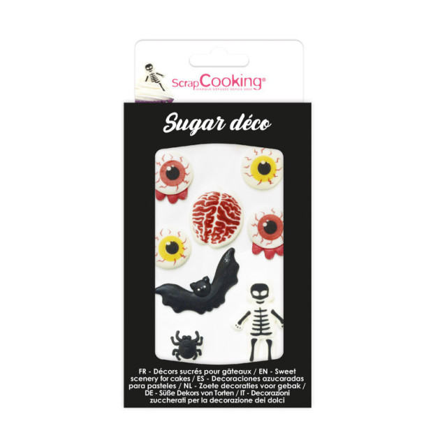 DLUO Courte Décors en Sucre Horreur x8 ScrapCooking DLUO Courte Décors en Sucre Horreur x8 ScrapCooking