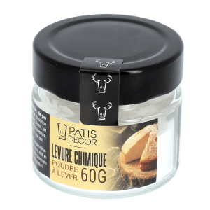 DLUO Courte Levure Chimique 60 g Patisdécor