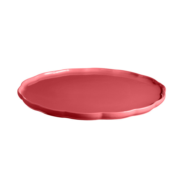 Plat de Service Rond en Céramique Rose Candy Ø 31 cm Madeleine Emile Henry Plat de Service Rond en Céramique Rose Candy Ø 31 cm Madeleine Emile Henry